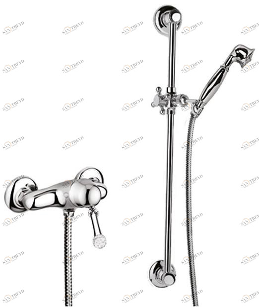 Rubinetteria Giulini Однорычажный душевой набор с ручным душем Symphony F4308ws