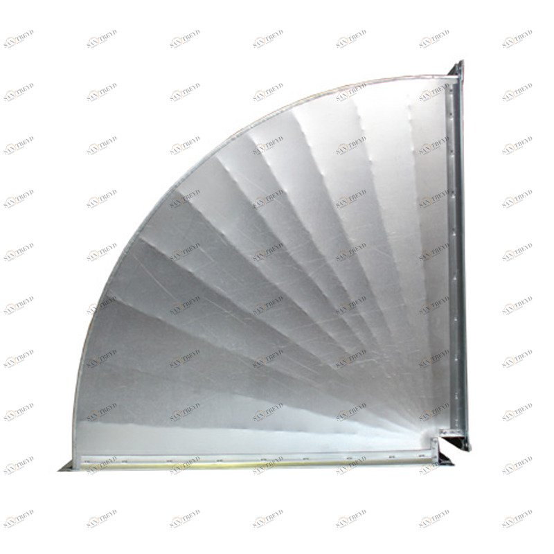 Отвод 90º прямоугольный (оц. сталь) 700х400 Santreyd sun-id-683009