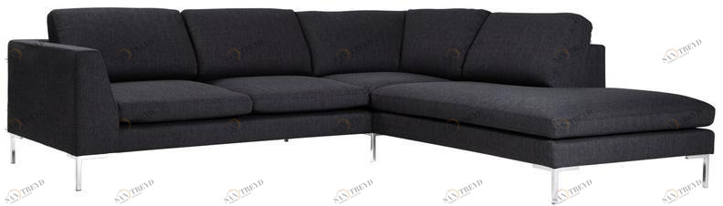 Sits Угловой диван с салазками из ткани на 4 места Tokyo sun-id-1403897