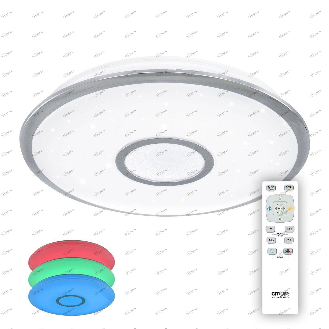 Потолочный светодиодный светильник Citilux СтарЛайт CL70340RGB CITILUX ДИЗАЙНЕРСКИЕ 276672 Белый 