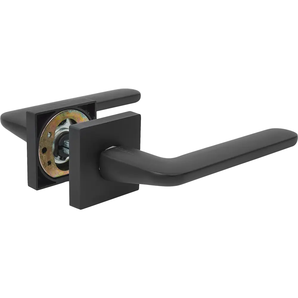 Ручка дверная на розетке Reinz Лана, цвет черный RENZ STLM-2000356