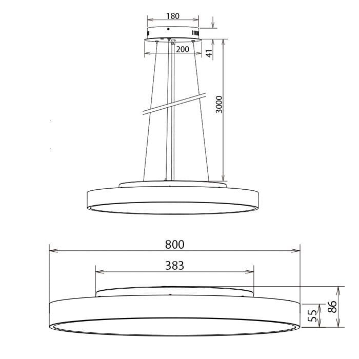 Алюминиевый светодиодный наружный потолочный светильник A.L.S UAL ARCH-00043752 - Вид №8