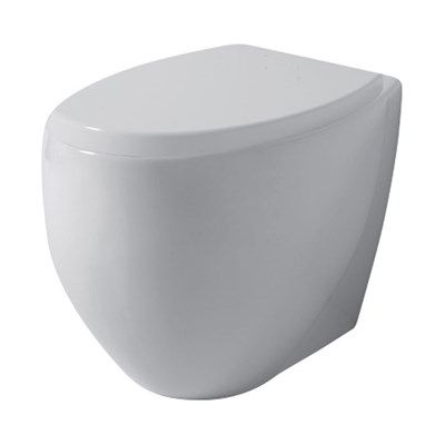 OV00200001 Приставной унитаз напольный Белый Disegno Ceramica OVO Италия
