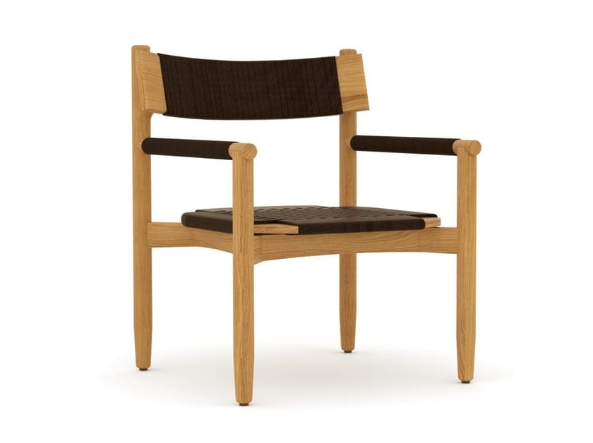Садовое кресло из тикового дерева с подлокотниками Skargaarden Koster ARCH-00051526