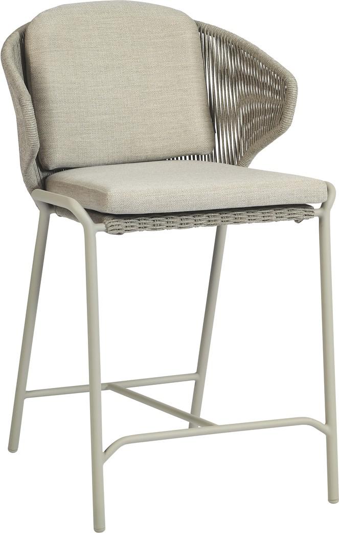 MNST312 Барный стул 61 веревка кремень перец Manutti Radius