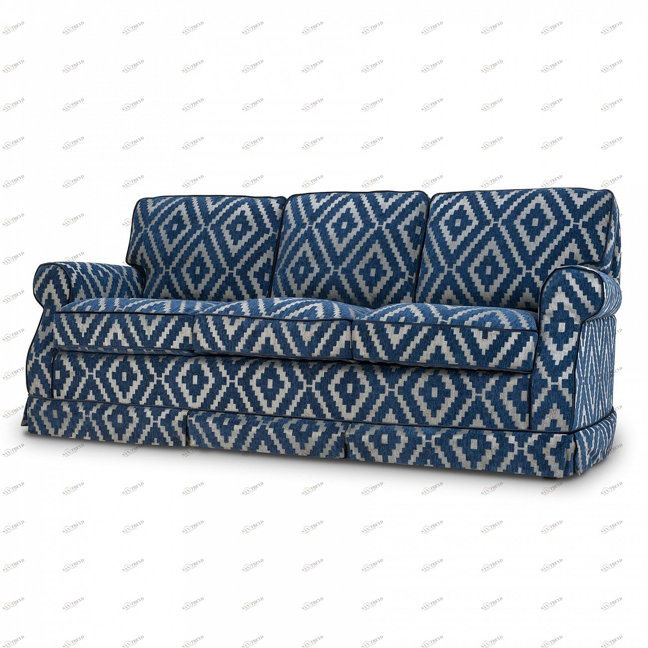 Диван England прямой синий KELLY LOUNGE ДИЗАЙНЕРСКИЕ 045503 Синий 