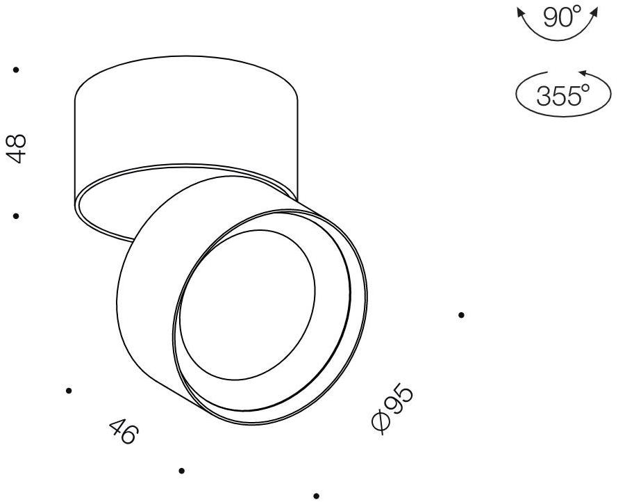 Centrsvet Полувстраиваемый светодиодный светильник Oreo sun-id-1449644 - Вид №7