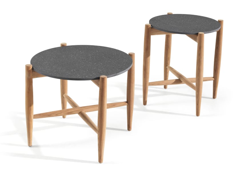 Круглый садовый стол из эмалированной лавы Gervasoni Gervasoni Outdoor ARCH-00020539