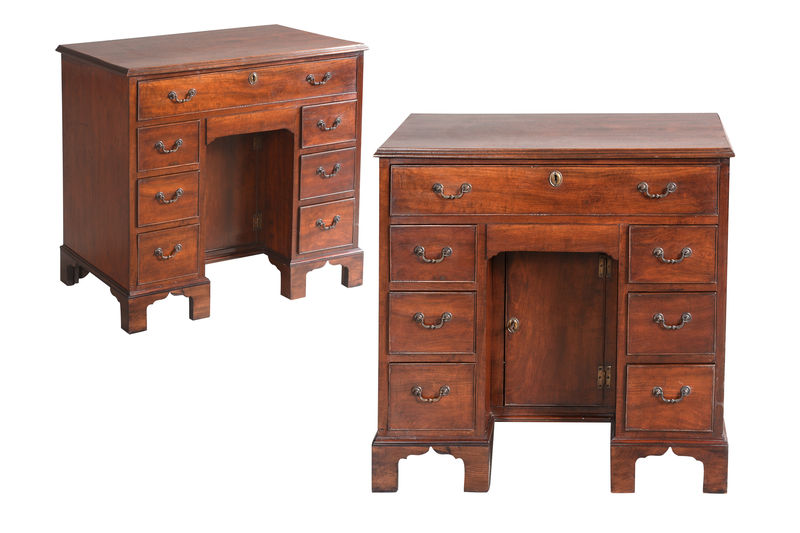 SOR27578 Стол из красного дерева с отверстием для колена ijlbrown  - Вид №5