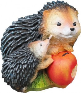 11203 ЁЖИК с яблоками, скульптура из бетона LAB.Space  - Вид №2