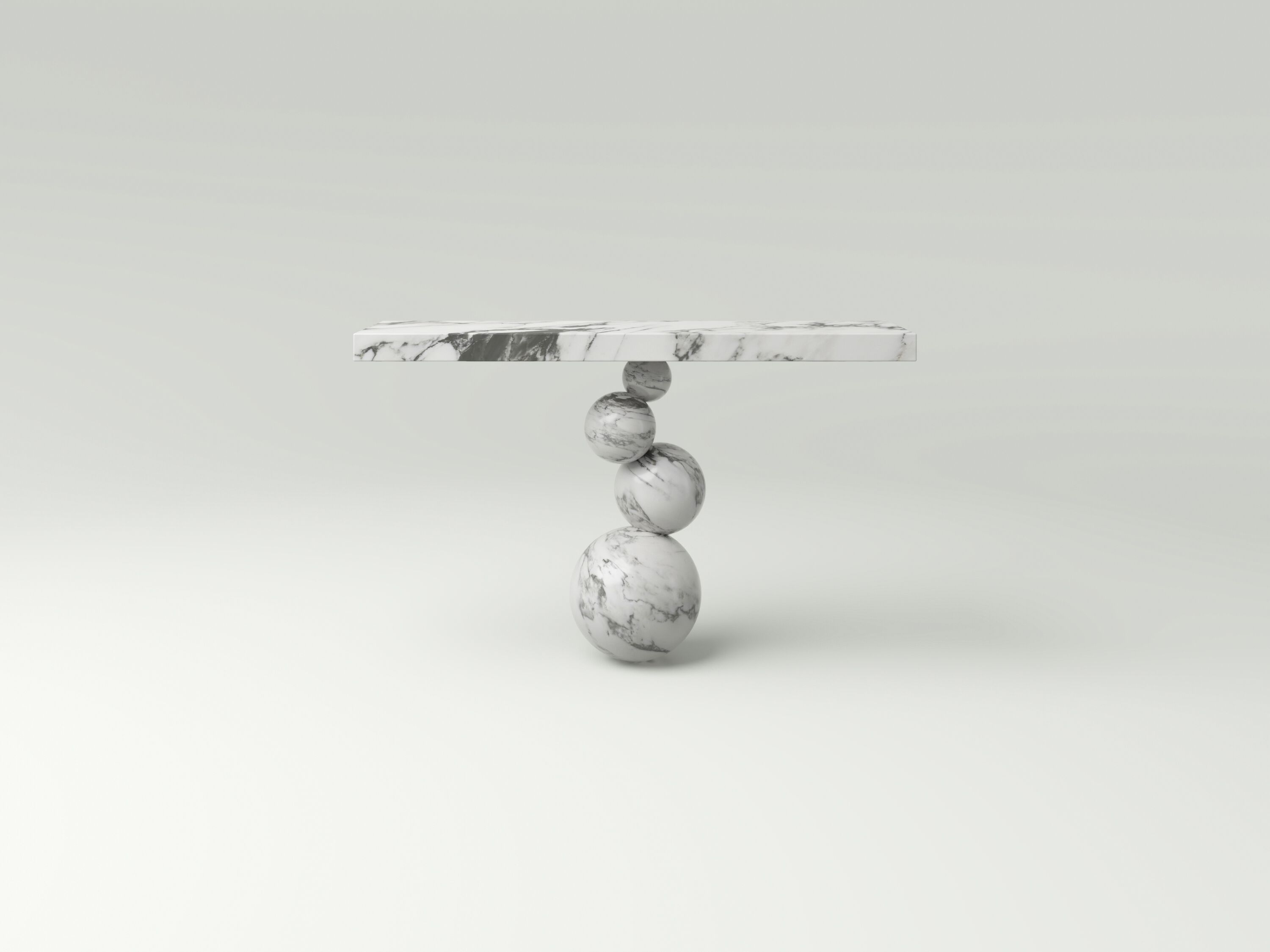 Мраморный консольный стол NITZAN HOME ESMERALDA ARCH-00039220 - Вид №1