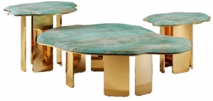 Paolo Castelli Низкий мраморный журнальный столик