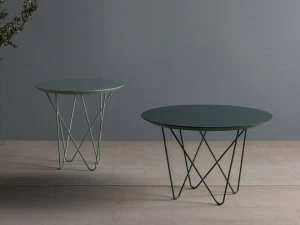 Kendo Mobiliario Высокий круглый лакированный журнальный столик