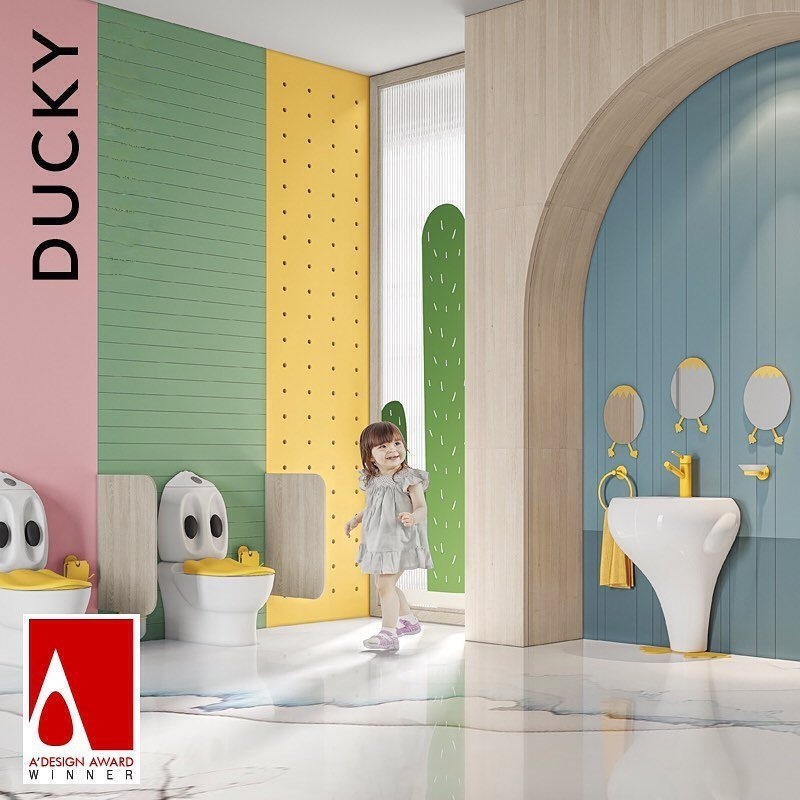 DC052-00CB00E-0000 DUCKY Раковина детская Creavit Ducky  - Вид №1