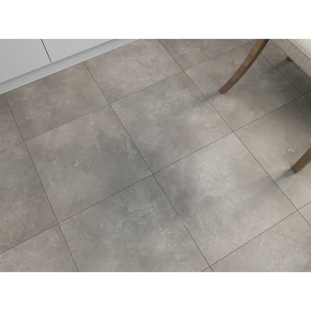 Глазурованный керамогранит KREAFORTA Cascada 42x42 см 1.587 м² матовый цвет серый STLM-2044420 - Вид №4