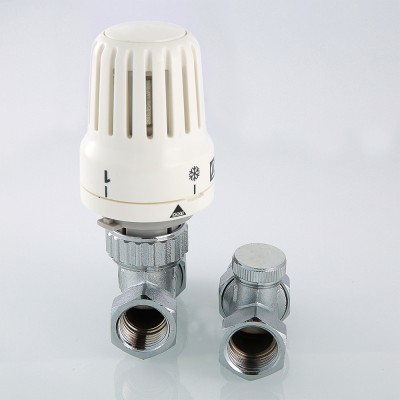 VT.046.N.04 Комплект терморегулируюшего оборудования для радиатора прямой Valtec 1/2"  - Вид №6