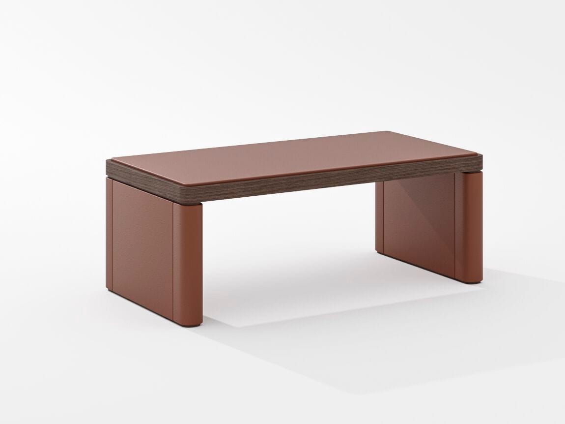 Прямоугольный кожаный журнальный столик PROF Flow ARCH-00120969