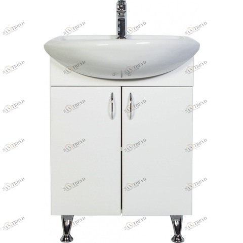 Тумба напольная Роса 60 см, белый глянец Орех ORANGE sun-id-1517211