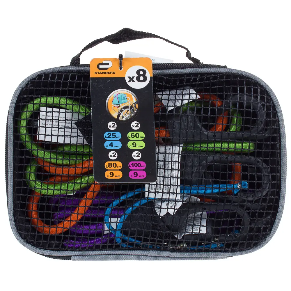 Набор веревок Standers, каучук/полипропилен, 8 шт STLM-2034130 - Вид №3