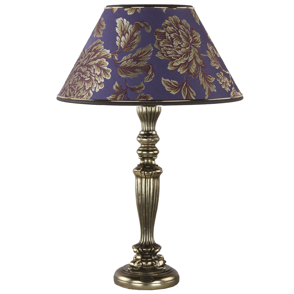 32116,34051 Настольная лампа Богемия Бронза Маргарита Фиолет BOGACHO 4627138247884, 4627138151679