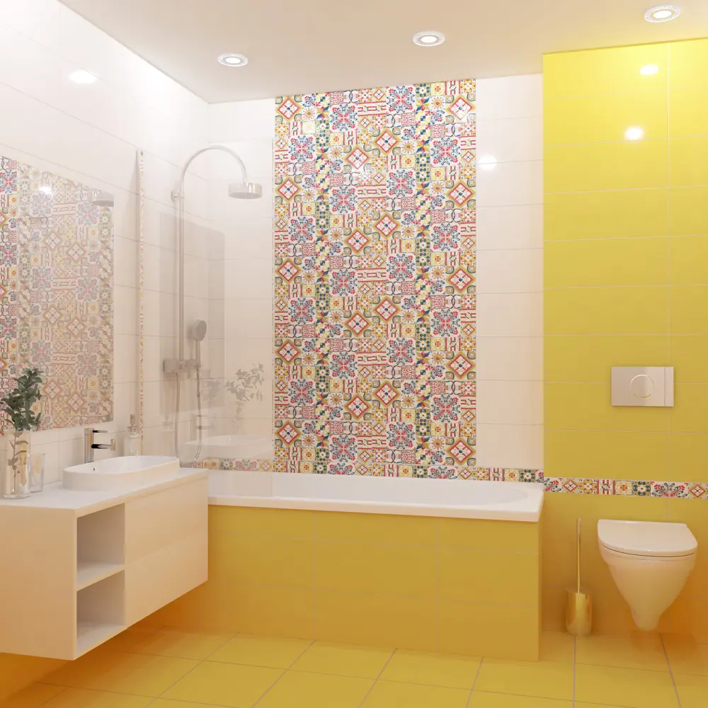 Плитка настенная Azori Festa 20.1x50.5 см 1.52 м² цвет бежевый STLM-2181280 - Вид №4