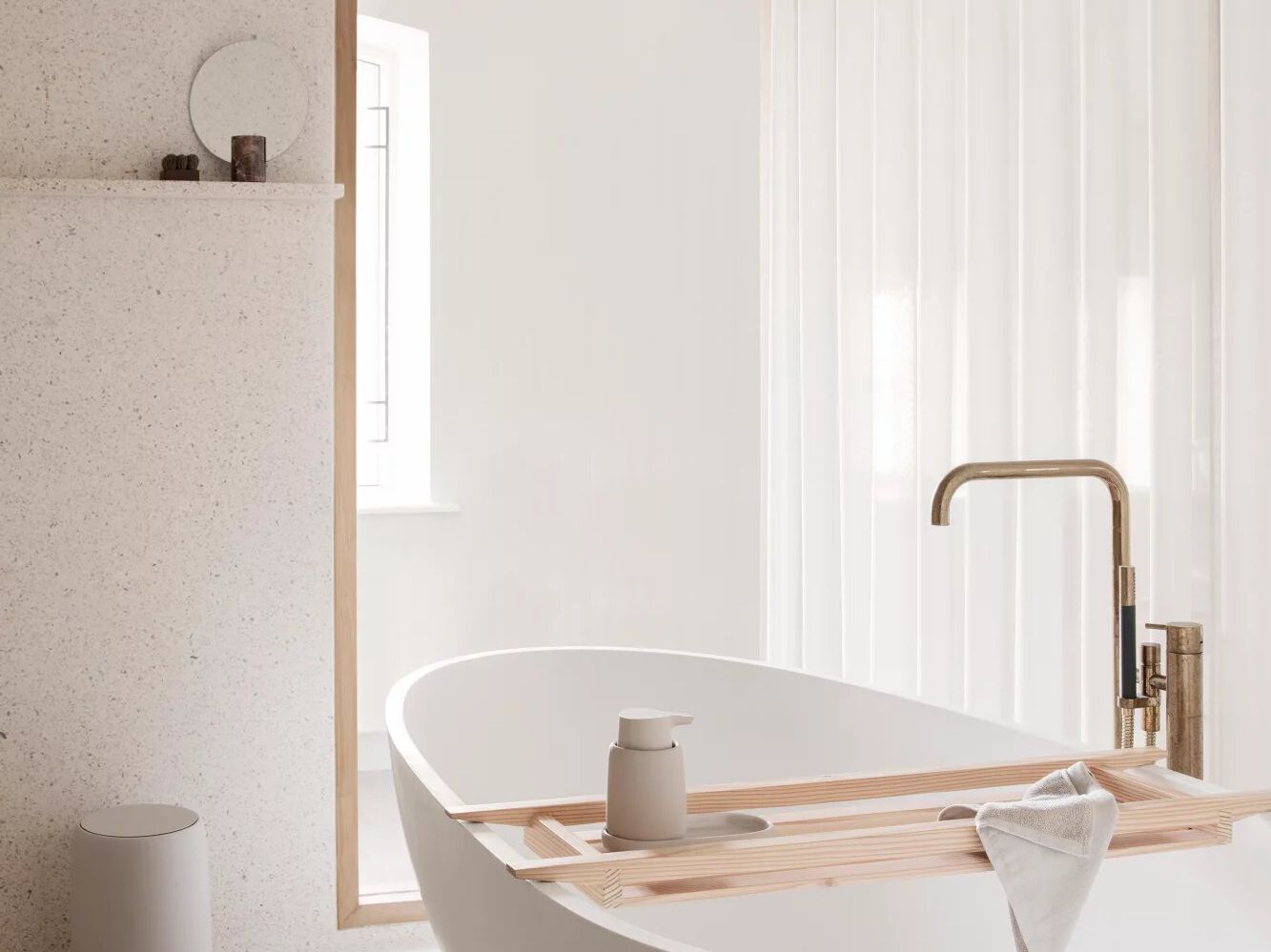 Столешница керамическая круглая лупа зеркало blomus Arno ARCH-00126121 - Вид №3