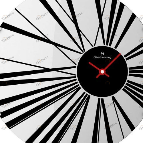 Настенные часы Vitri, Ø37 см, белые, W370DG53WXX Oliver Hemming 