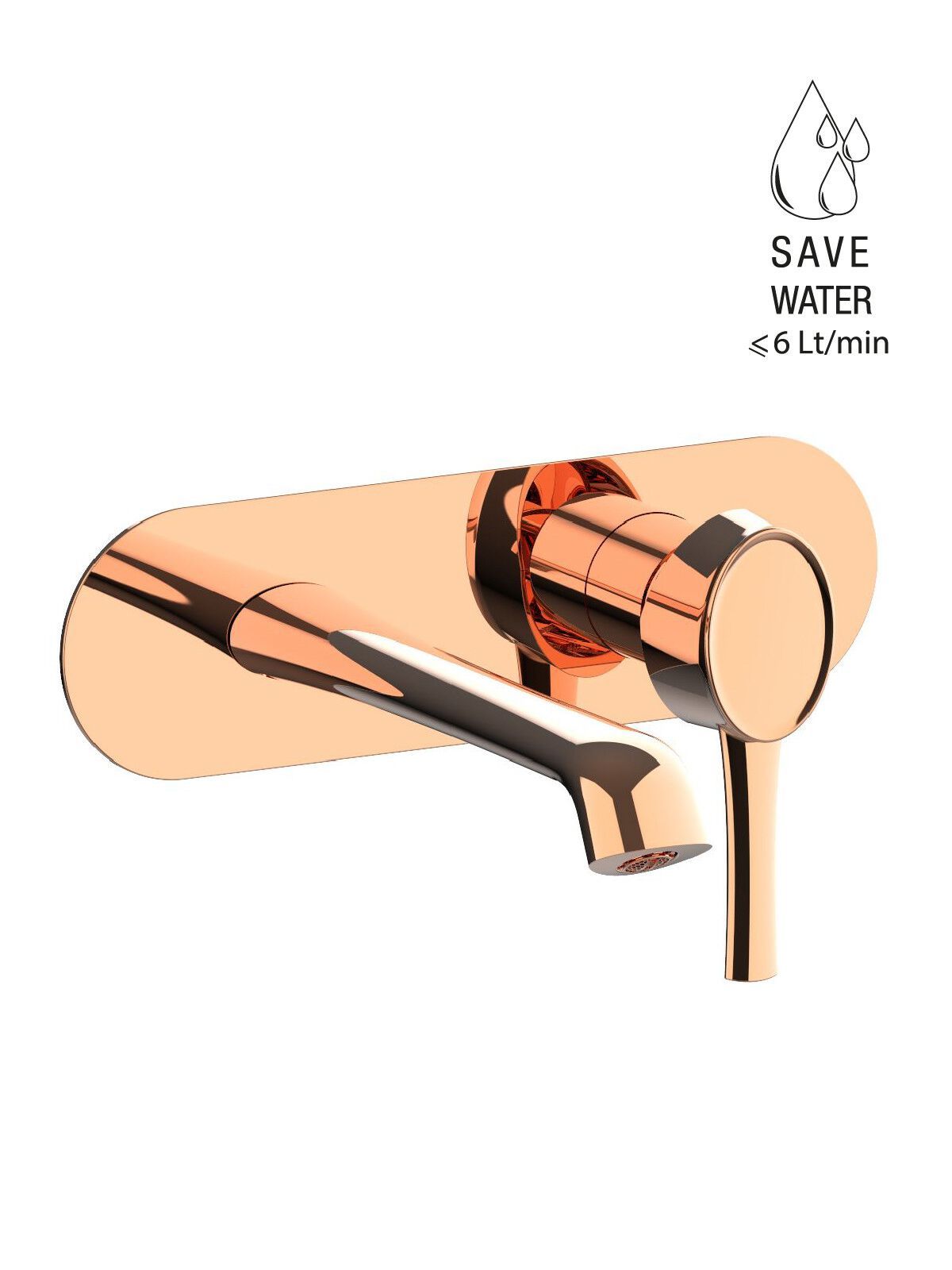 Настенный смеситель для раковины с пластиной Rubinetterie Frattini Delizia ARCH-00148927 - Вид №10