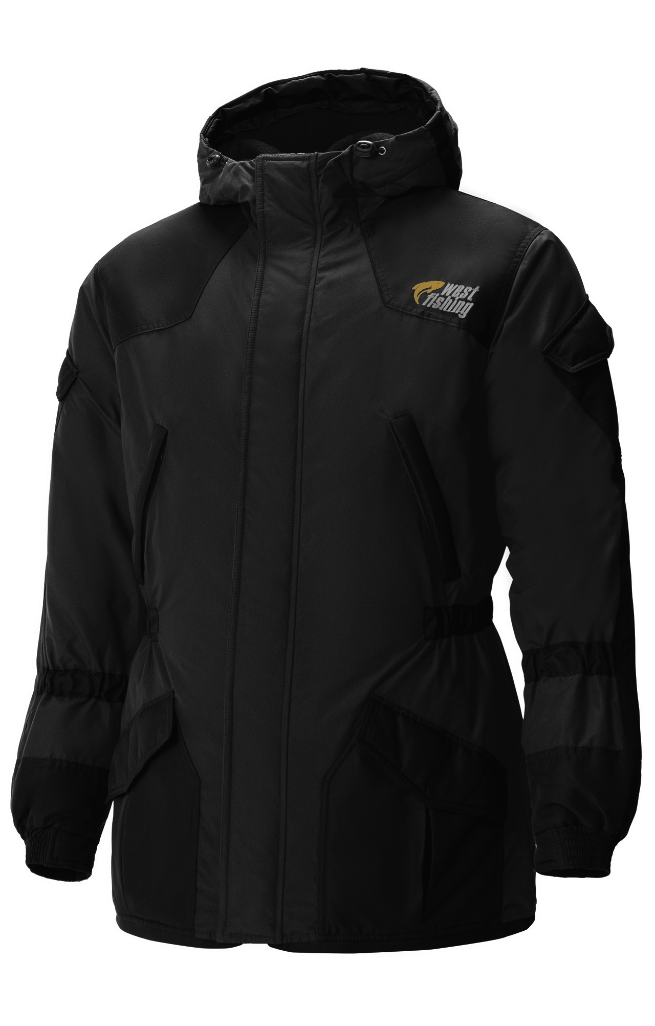 5039455 Костюм  утепленный черный West Fishing  Зимняя спецодежда Santreyd  - Вид №1