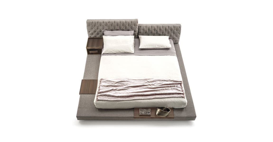 Двуспальная кровать с капитонным изголовьем Frigerio ARCH-00109142 - Вид №1