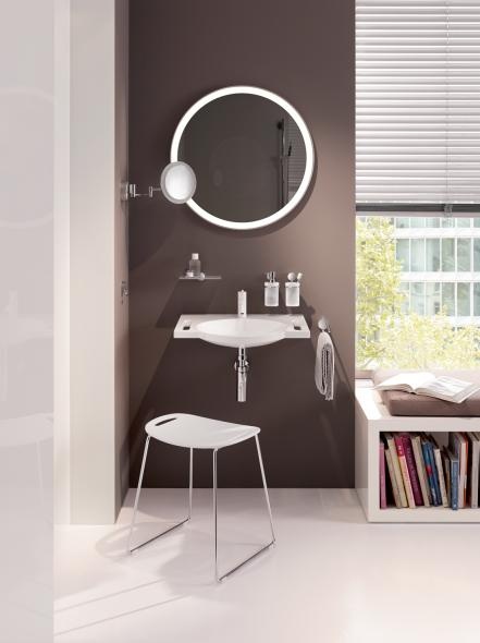 815.04.11045 Стеклянная кружка с держателем HEWI Halter und Becher  - Вид №1