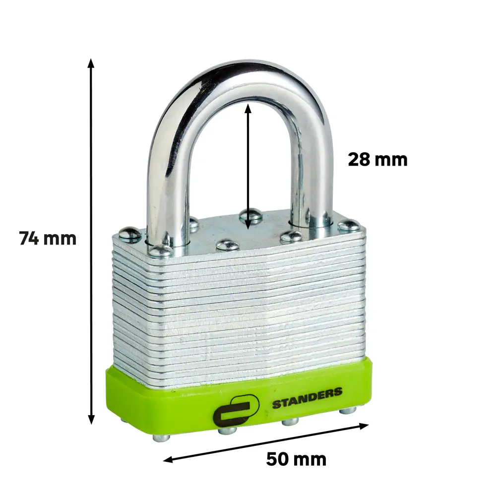 Навесной замок Standers с защитой от влаги и автоматической блокировкой 82247282 STLM-0023044 - Вид №5