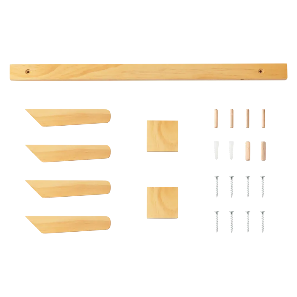 Wooden tree wall hook pine natural KONSENSA STLM-2072638 - Вид №4