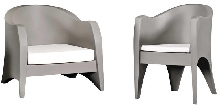 GANSK Садовый стул из стекловолокна с подлокотниками Ocean G3202 - Вид №2