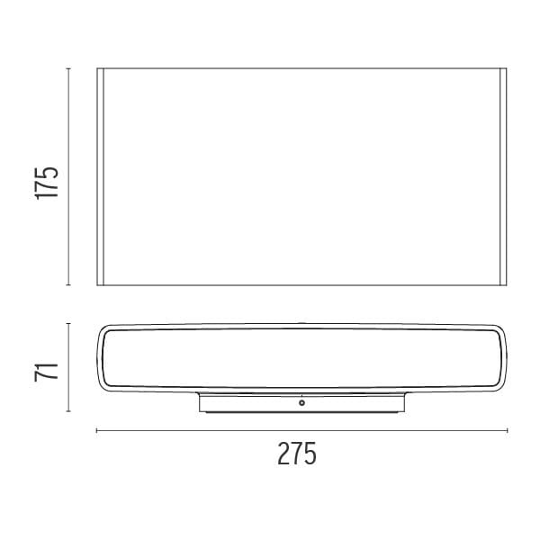 Заливка формы алюминия Сид напольный светильник стены Flos Outdoor Collection-стена + потолок ARCH-00048922