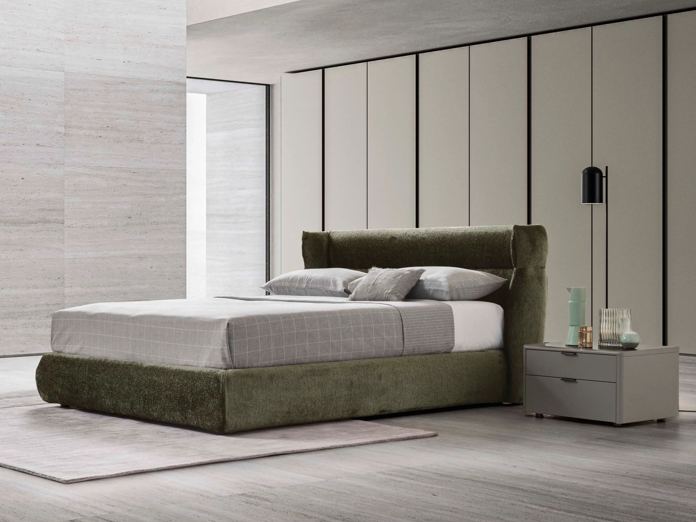 Двуспальная кровать с мягким изголовьем Alf DaFrè OREGON 2 ARCH-00135953 - Вид №4