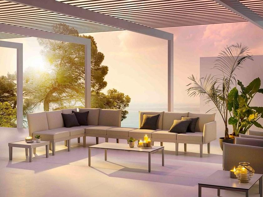 GABER Низкий столик из compactop® и технополимера с подносом Conga sun-id-1397992 - Вид №2