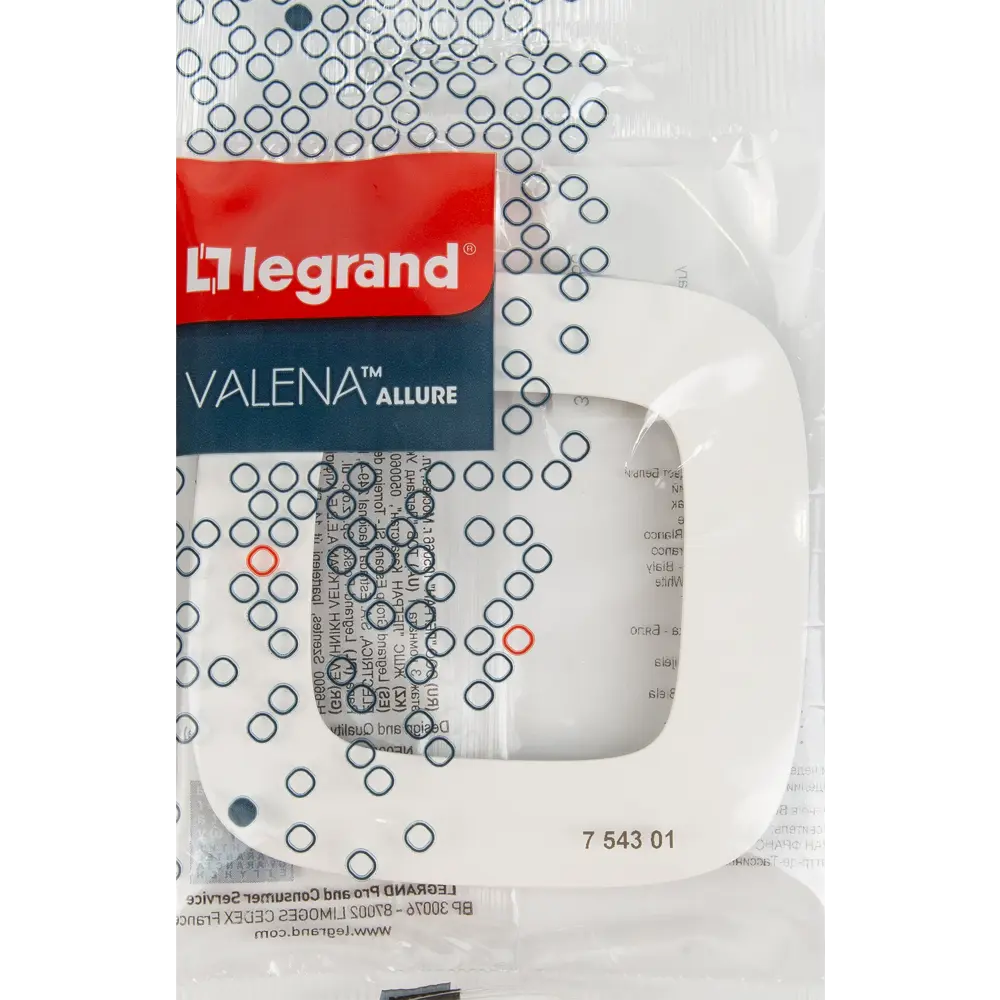 Рамка Legrand VLN-A 1 пост белая Valena Allure STLM-2028080 - Вид №3
