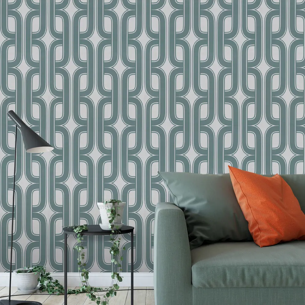 Обои флизелиновые Euro Decor Mansory зеленые 1.06 м ED7298-03 89423751 STLM-2073020 - Вид №3