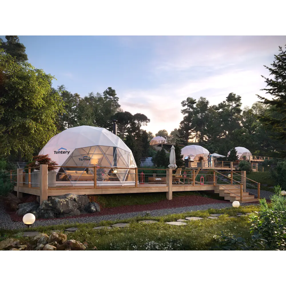 Навес для геокупола ПВХ 540x540 см белый Santreyd STLM-2052196 - Вид №2