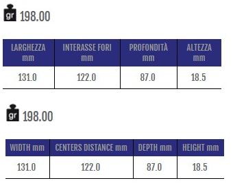 Cosma Встраиваемая ручка для мебели из замака  12972  - Вид №1