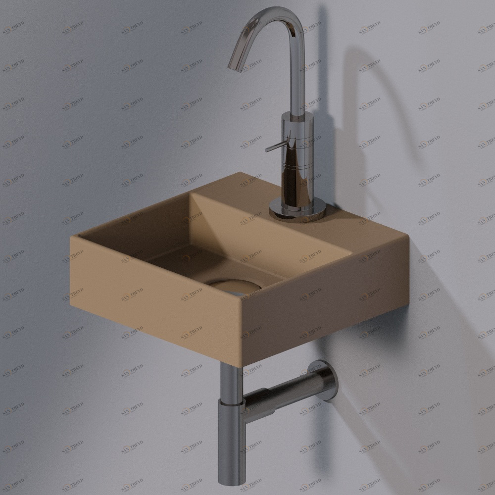 L318T0R1V1.132 Подвесная раковина настенная прямоугольная A. e T. Italia ACQUAFREDDA AeT ITALIA