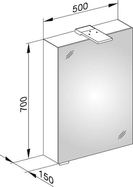 14401171101 Зеркальный шкаф KEUCO Royal 15 - Вид №4