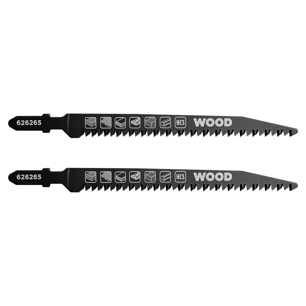 Пилка для электролобзика по дереву KWB 626265 чистый рез, 2 шт STLM-2200122