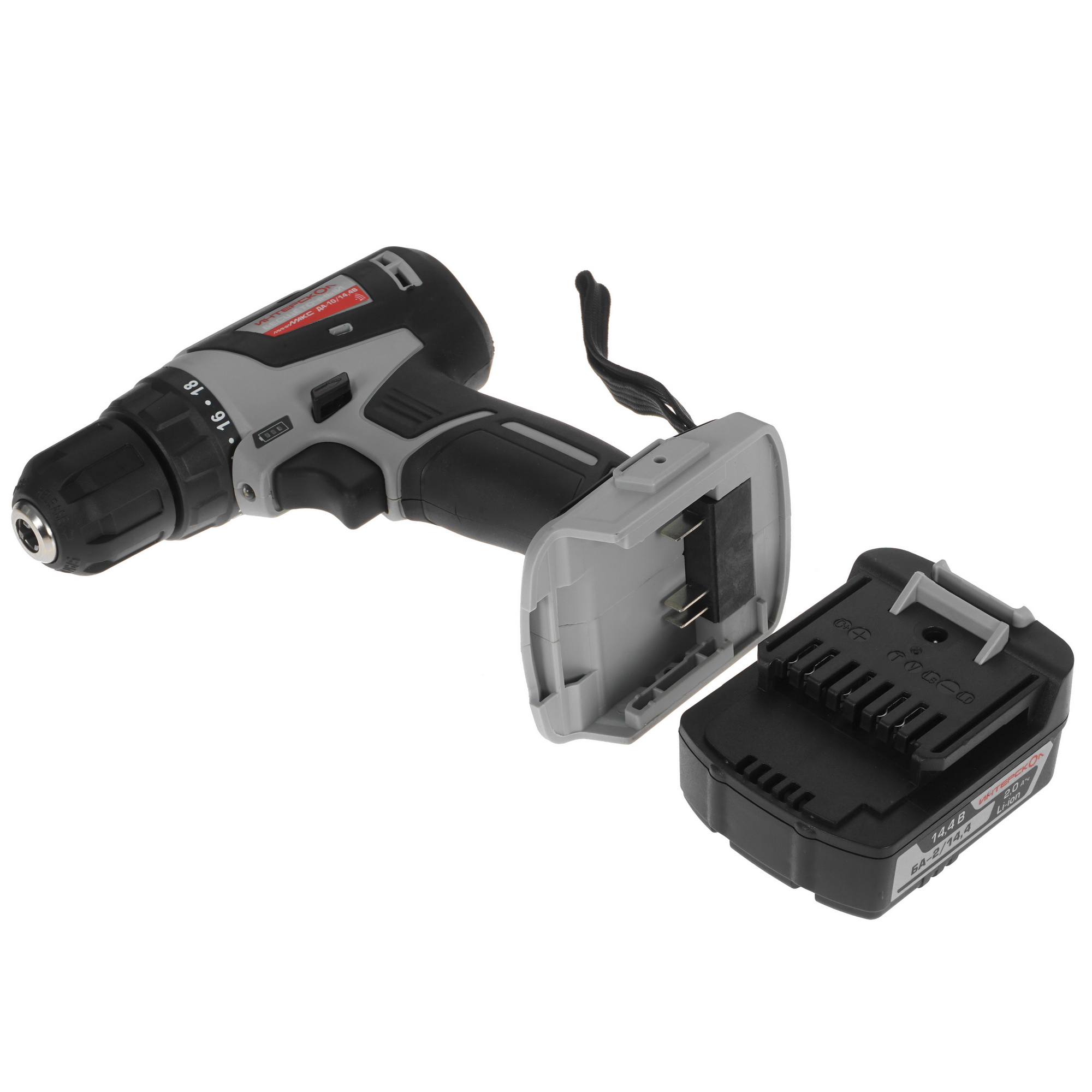 Дрель-шуруповерт Интерскол ДА-10/14.4В 5077148 STDN-0025199 - Вид №5