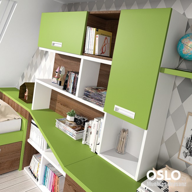 102883 Детская комната с компактной кроватью Ambiente 14 Arasanz Oslo Santreyd