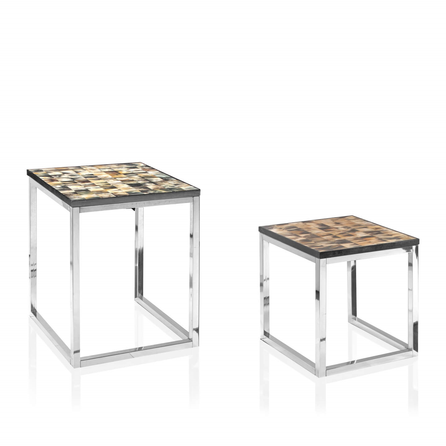 450079 ABHIKA НАБОР БОКОВОГО СТОЛА, 2 ШТ. H60 / 47 NATURAL 