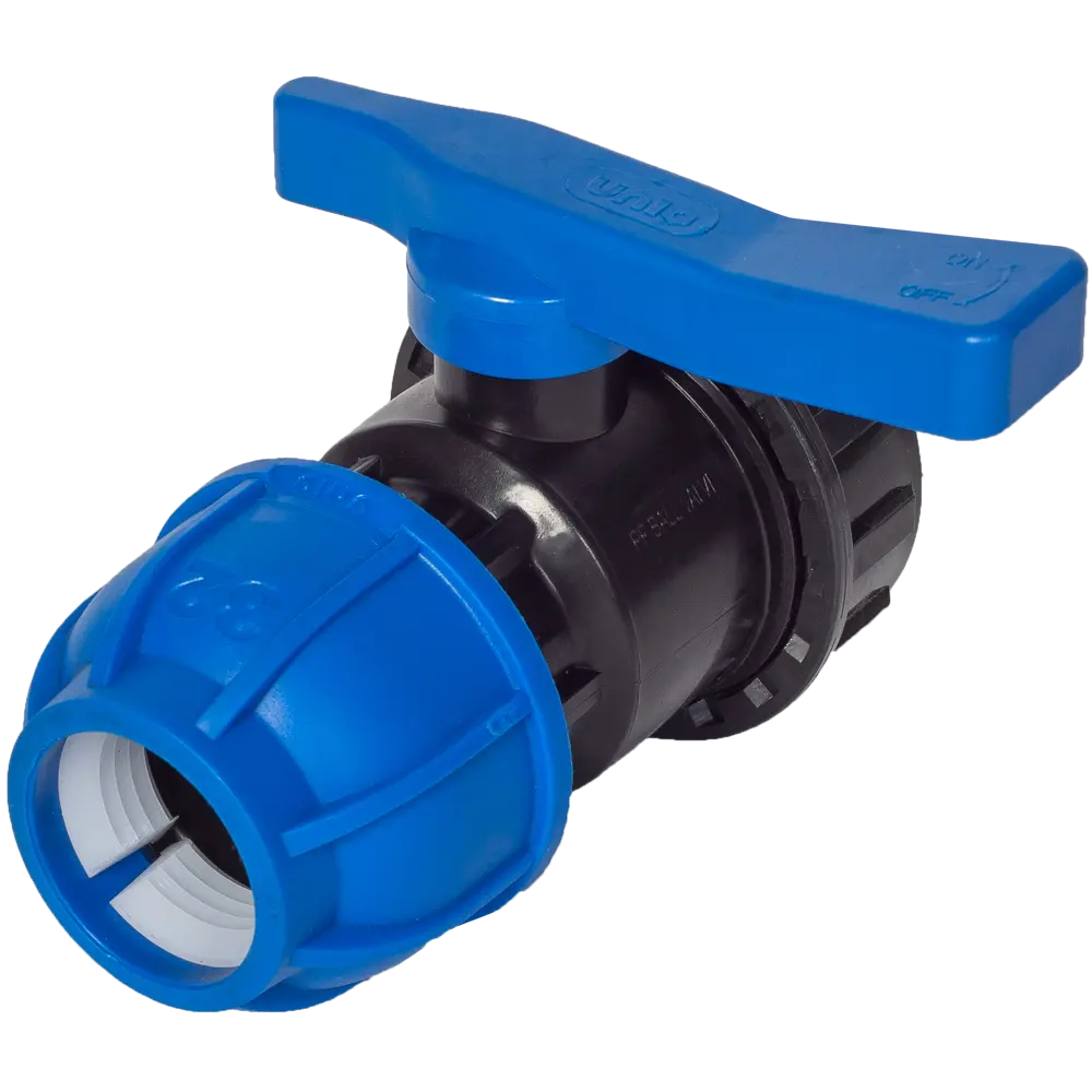 Кран ПНД ø32 мм х 1" наружная резьба полиэтилен UNIO STLM-2005839