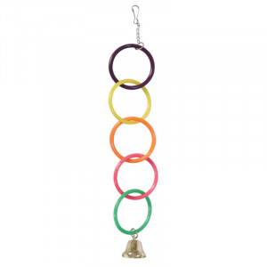 ПР0054670 Игрушка для птиц "Кольца", 270*d50мм TRIOL