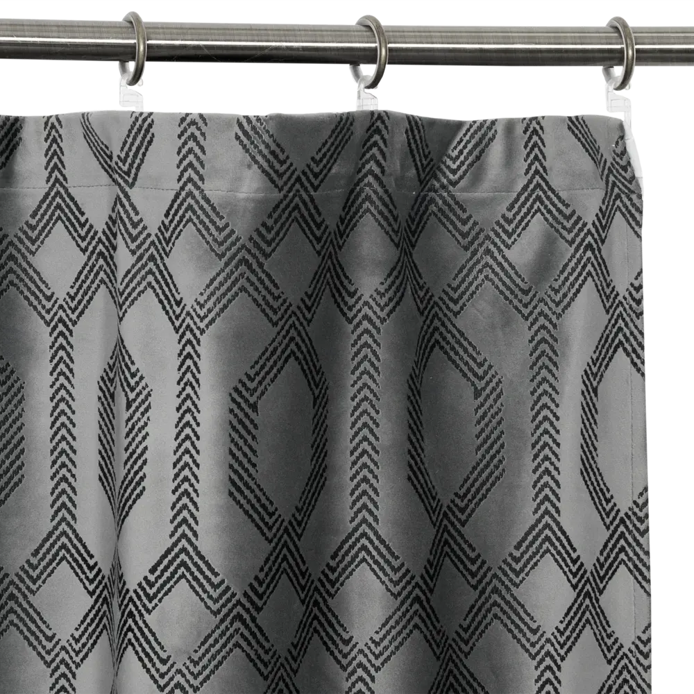 Штора на ленте «Звездный дождь» 200x280 см цвет серый GARDEN STLM-2031880 - Вид №2